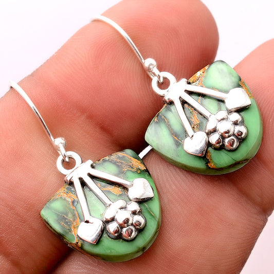 Natural Australian Variscite Earrings E-1233 SDE86305