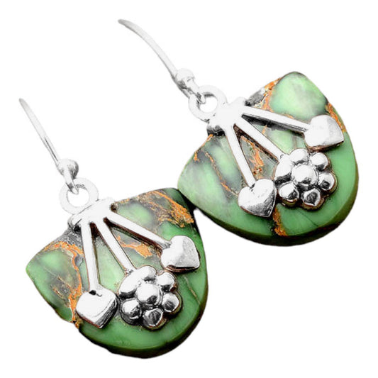 Natural Australian Variscite Earrings E-1233 SDE86305