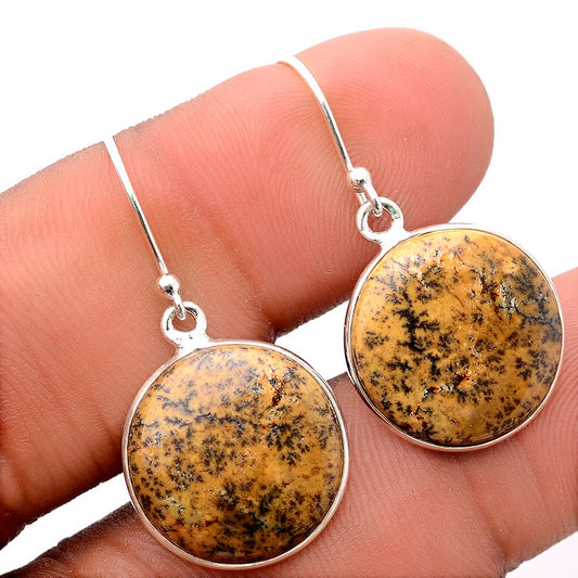 Natural Amethyst Sage Agate - Nevada Earrings E-1001 SDE86426