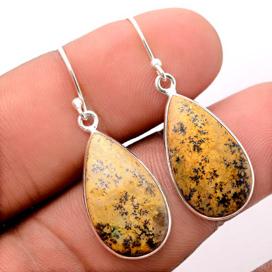 Natural Amethyst Sage Agate - Nevada Earrings E-1001 SDE86428