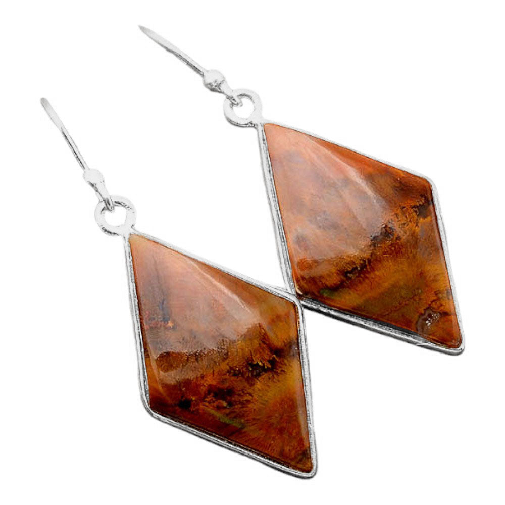 Natural Sandalwood Earrings E-1001 SDE86433