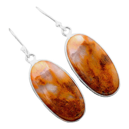 Natural Sandalwood Earrings E-1001 SDE86439