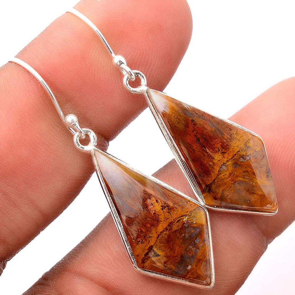 Natural Sandalwood Earrings E-1001 SDE86445