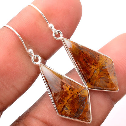 Natural Sandalwood Earrings E-1001 SDE86445