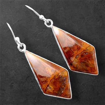 Natural Sandalwood Earrings E-1001 SDE86445