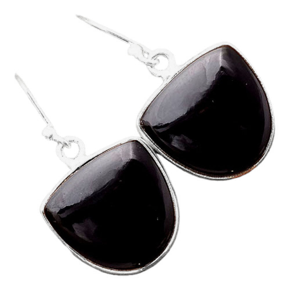 Natural Tektite - Greek Earrings E-1001 SDE86449