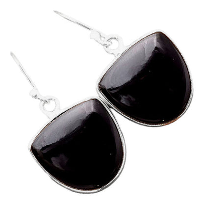 Natural Tektite - Greek Earrings E-1001 SDE86449