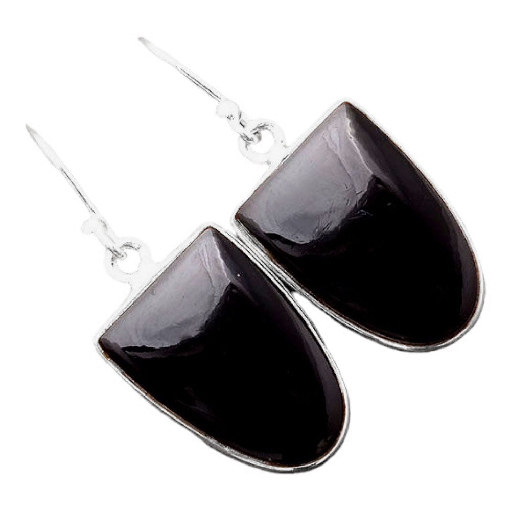 Natural Tektite - Greek Earrings E-1001 SDE86453