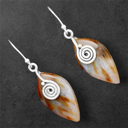 Natural Sandalwood Earrings E-1137 SDE86457