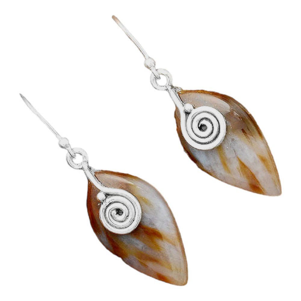 Natural Sandalwood Earrings E-1137 SDE86457