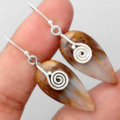 Natural Sandalwood Earrings E-1137 SDE86462