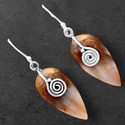 Natural Sandalwood Earrings E-1137 SDE86462