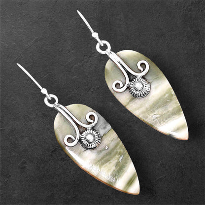 Natural Serpentine Earrings E-1137 SDE86465