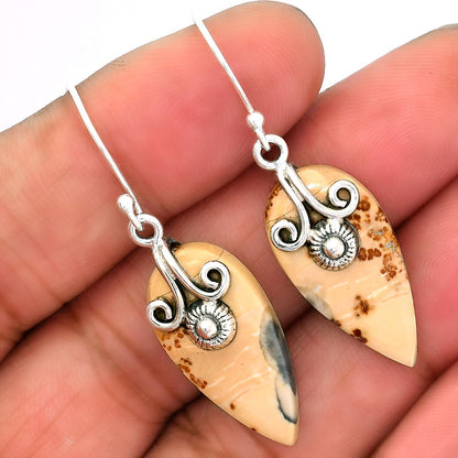 Natural Maligano Jasper - Indonesia Earrings E-1137 SDE86478