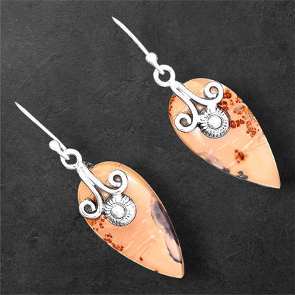 Natural Maligano Jasper - Indonesia Earrings E-1137 SDE86478