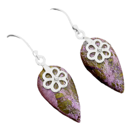 Natural Purpurite - South Africa Earrings E-1137 SDE86490