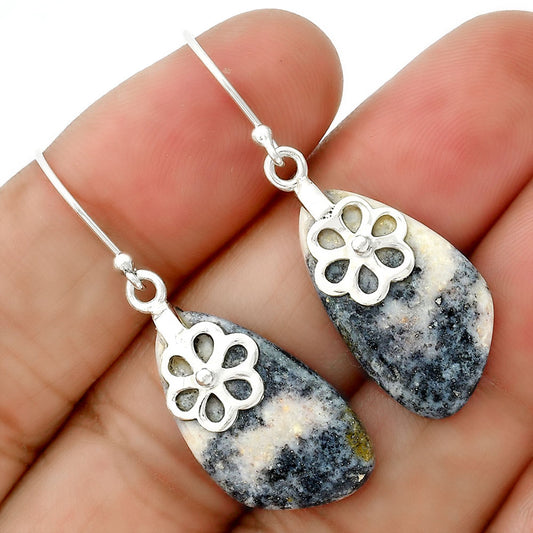 Natural Indian Blanket Jasper Earrings E-1137 SDE86502