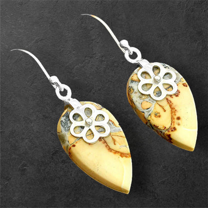 Natural Maligano Jasper - Indonesia Earrings E-1137 SDE86503