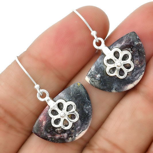 Natural Indian Blanket Jasper Earrings E-1137 SDE86505