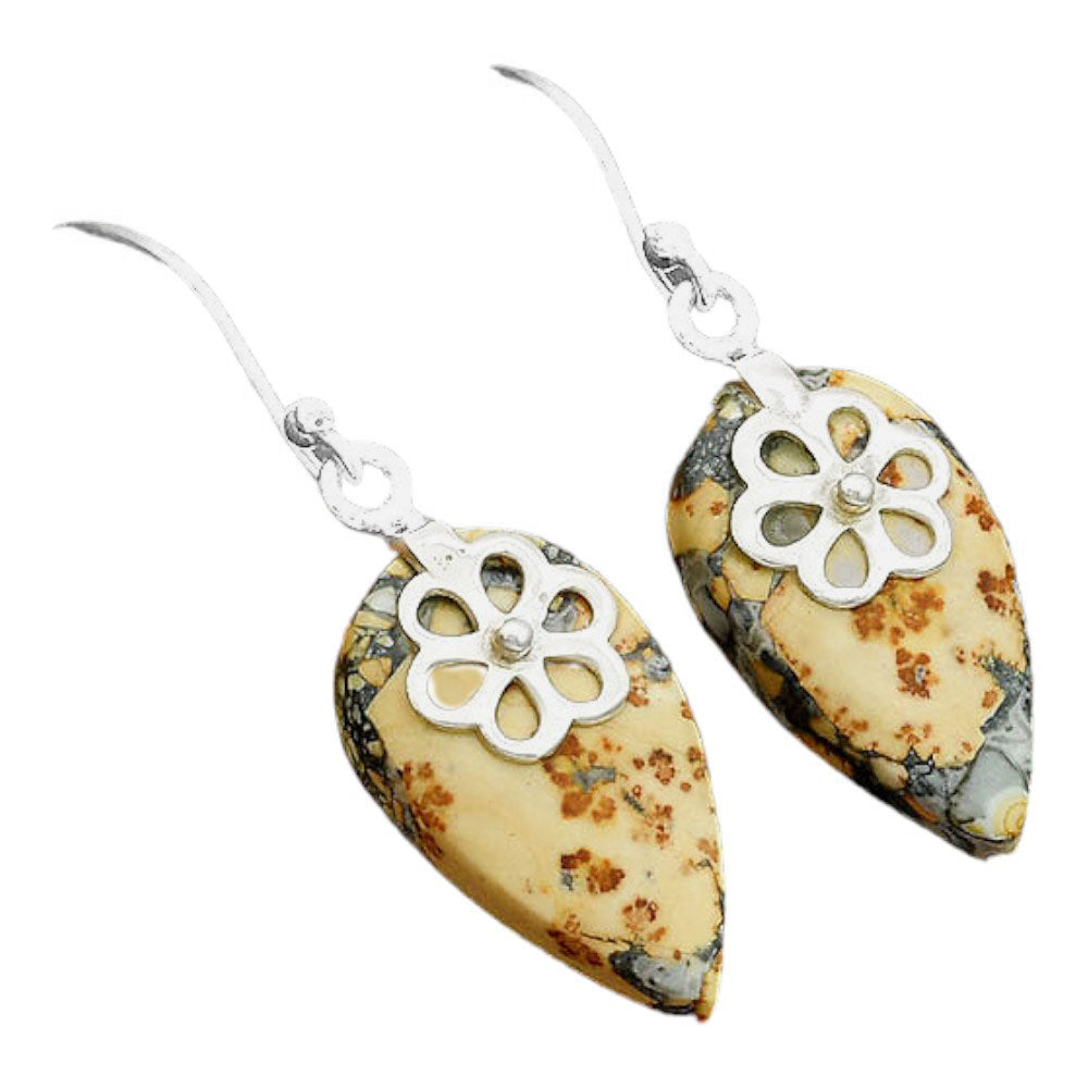 Natural Maligano Jasper - Indonesia Earrings E-1137 SDE86509
