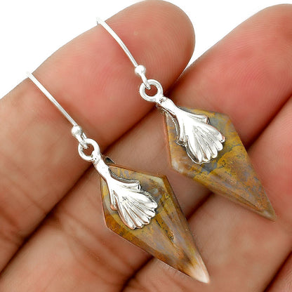 Natural Sandalwood Earrings E-1137 SDE86513