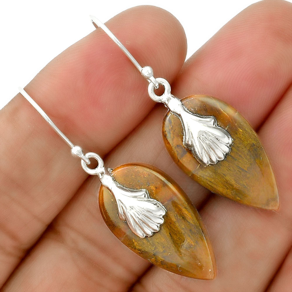 Natural Sandalwood Earrings E-1137 SDE86519