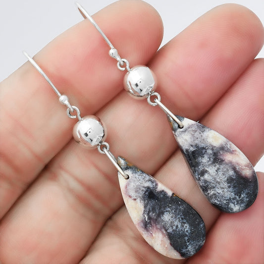 Natural Indian Blanket Jasper Earrings E-1031 SDE86541