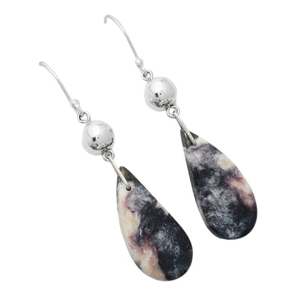 Natural Indian Blanket Jasper Earrings E-1031 SDE86541