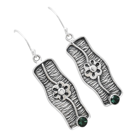 Natural Green Tourmaline Earrings E-1179 SDE86571