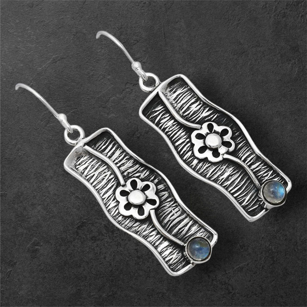 Blue Labradorite - Madagascar Earrings E-1179 SDE86581