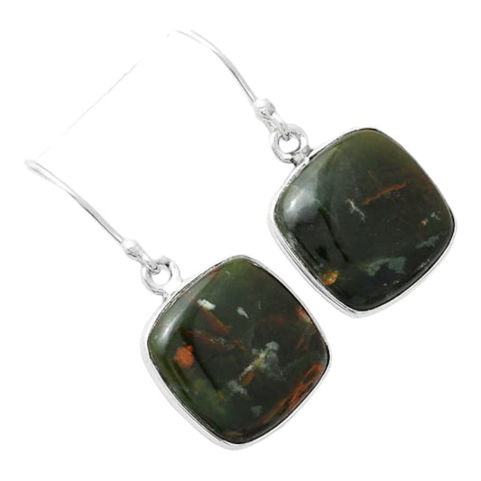 Turkish Rainforest Chrysocolla Earrings E-1001 SDE86610