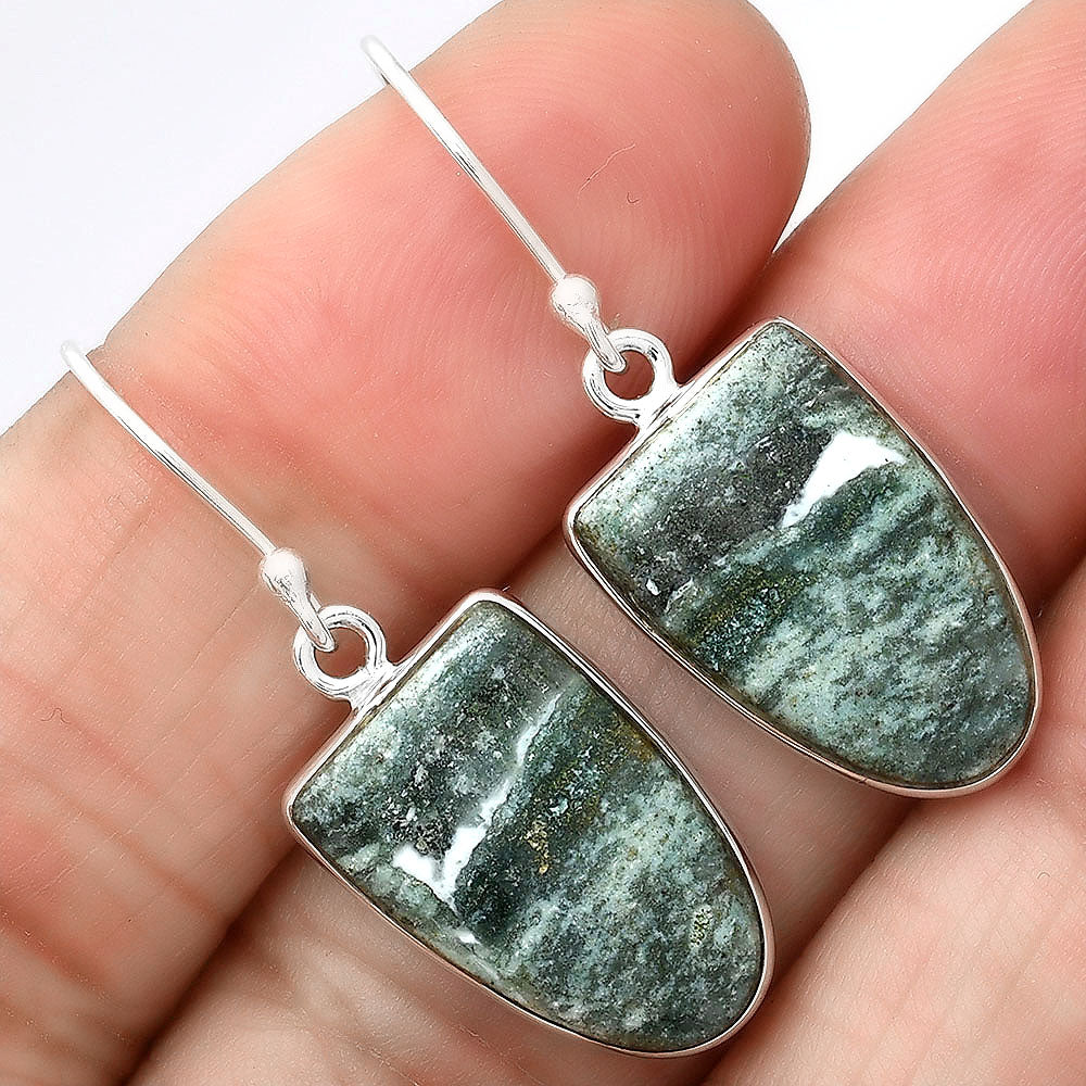 Natural Larsonite Jasper Earrings E-1001 SDE86612