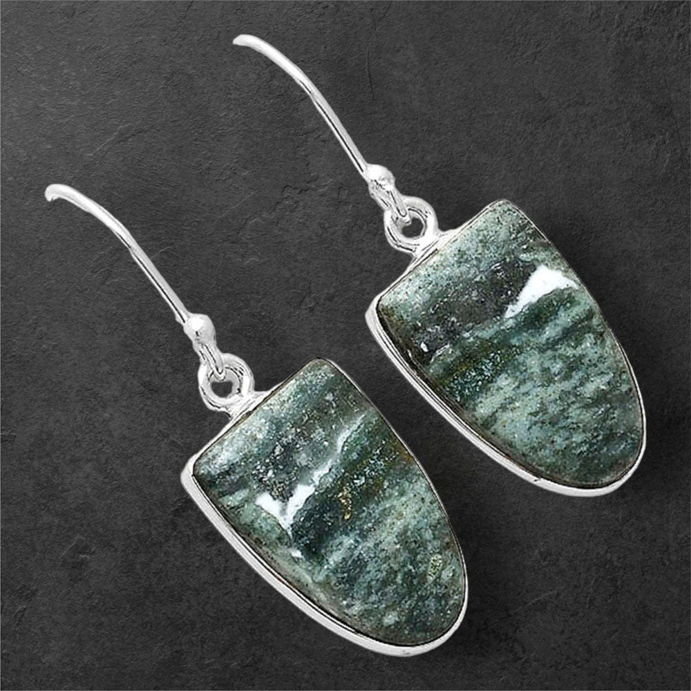 Natural Larsonite Jasper Earrings E-1001 SDE86612