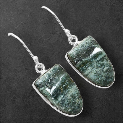 Natural Larsonite Jasper Earrings E-1001 SDE86612
