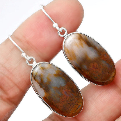 Natural Sandalwood Earrings E-1001 SDE86617