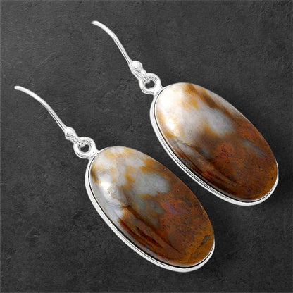 Natural Sandalwood Earrings E-1001 SDE86617