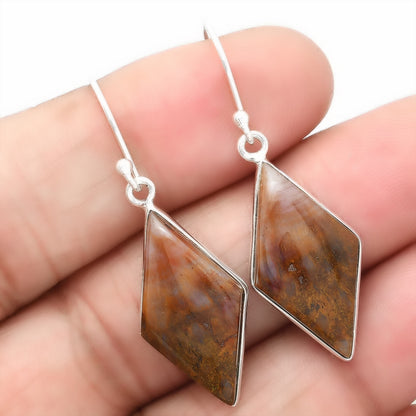 Natural Sandalwood Earrings E-1001 SDE86629