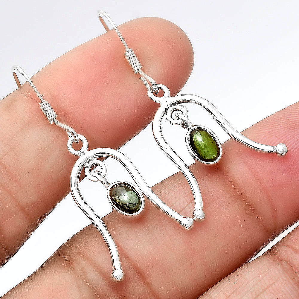 Natural Multi Tourmaline Earrings E-1041 SDE86634