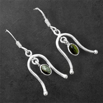 Natural Multi Tourmaline Earrings E-1041 SDE86634