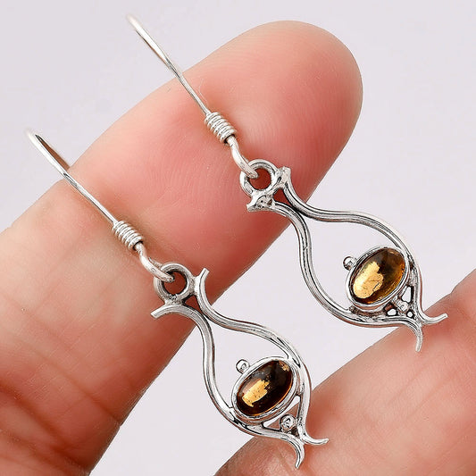 Natural Multi Tourmaline Earrings E-1042 SDE86641