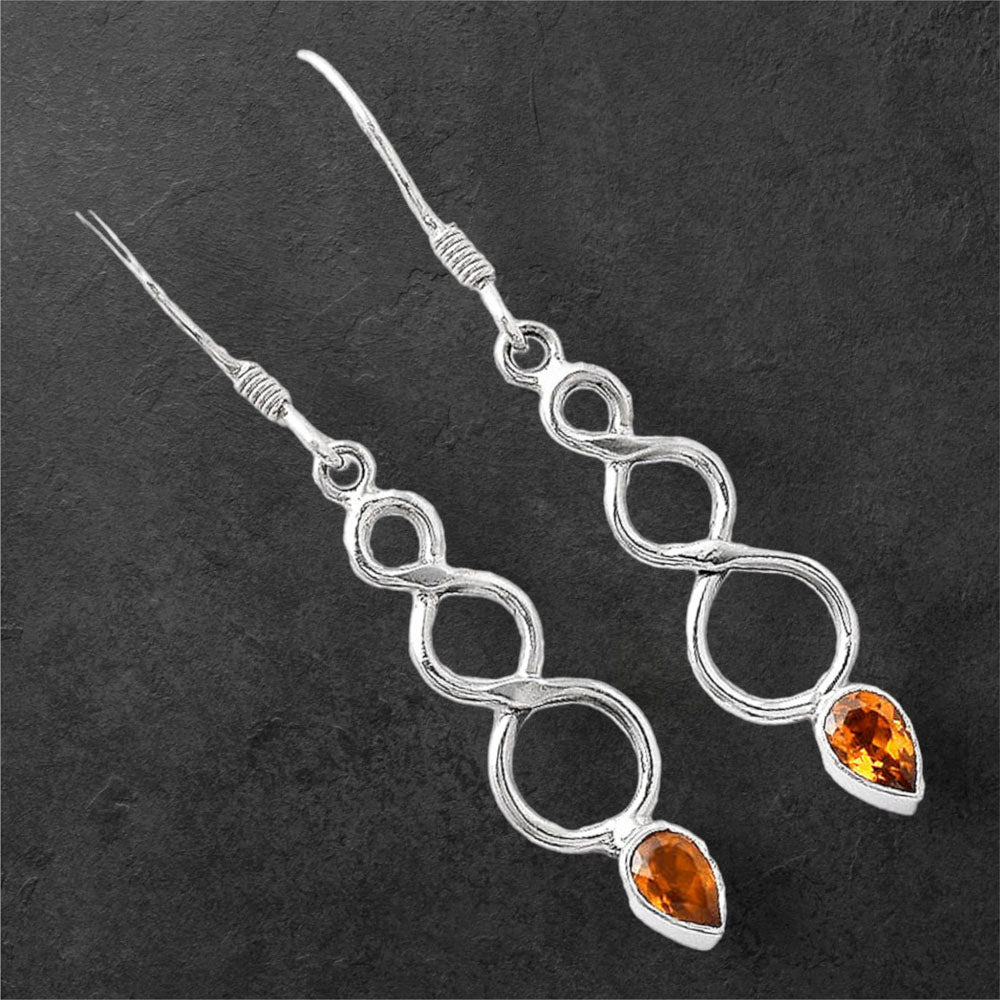 Natural Multi Tourmaline Earrings E-1040 SDE86646