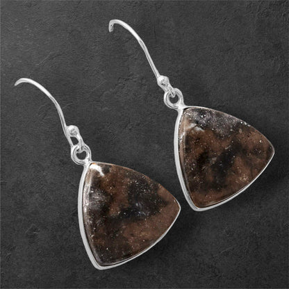 Natural Indian Blanket Jasper Earrings E-1001 SDE86768