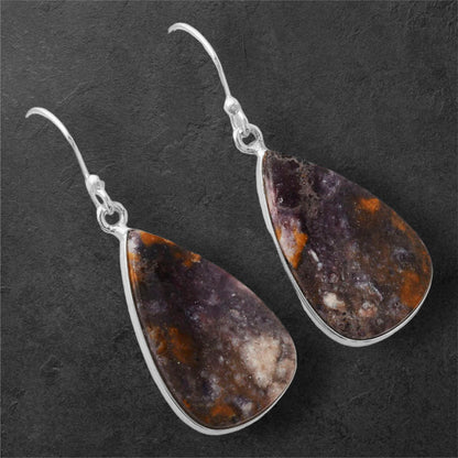 Natural Indian Blanket Jasper Earrings E-1001 SDE86770