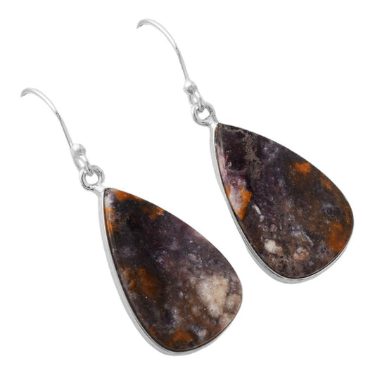 Natural Indian Blanket Jasper Earrings E-1001 SDE86770