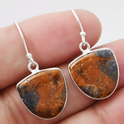 Natural Indian Blanket Jasper Earrings E-1001 SDE86774