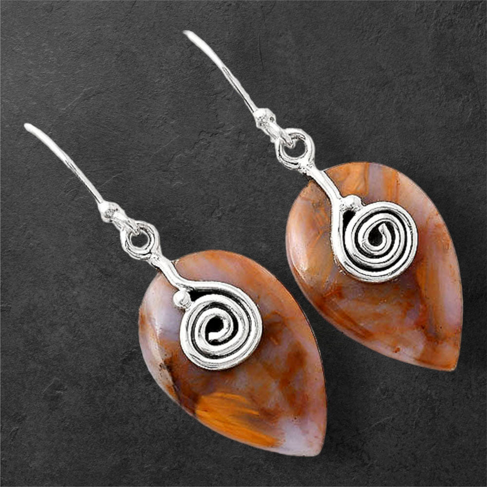 Natural Pietersite - Namibia Earrings E-1137 SDE86796