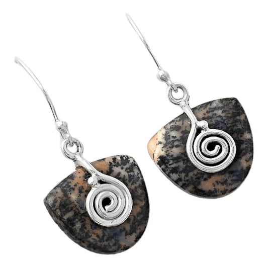 Natural Amethyst Sage Agate - Nevada Earrings E-1137 SDE86807