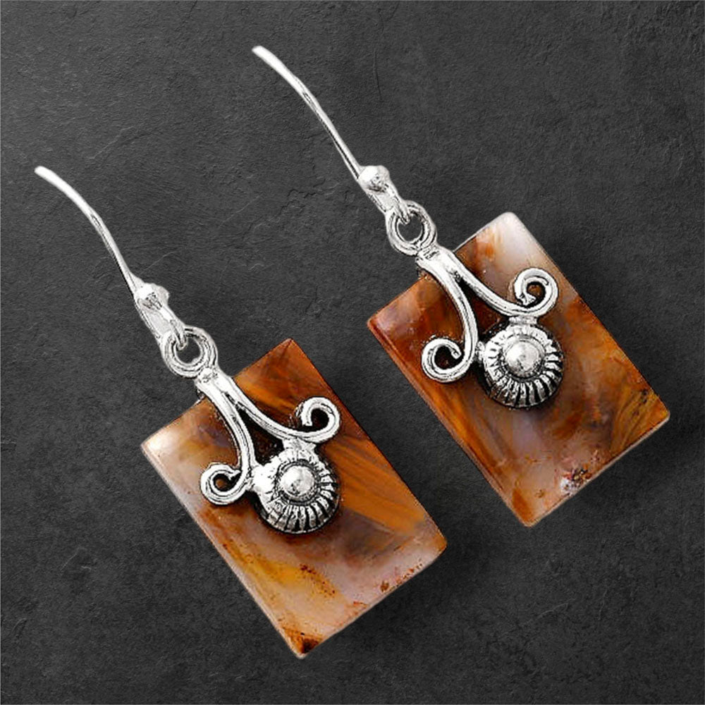 Natural Pietersite - Namibia Earrings E-1137 SDE86831