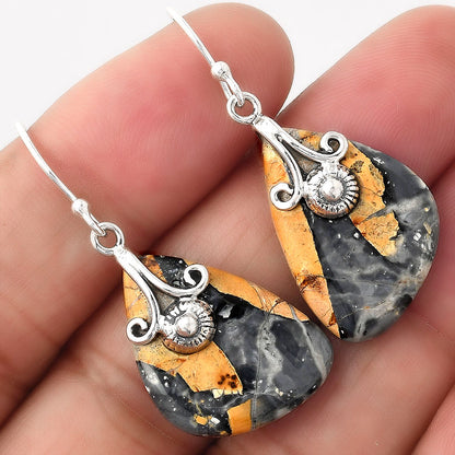 Natural Maligano Jasper - Indonesia Earrings E-1137 SDE86835
