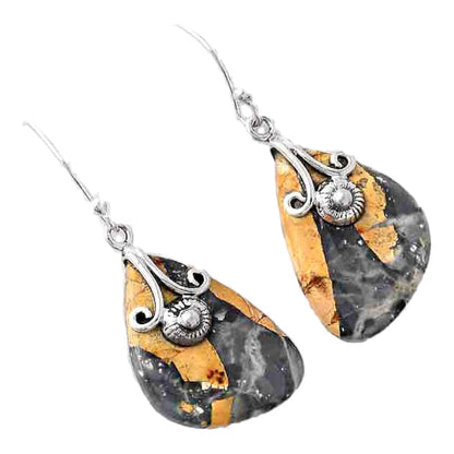Natural Maligano Jasper - Indonesia Earrings E-1137 SDE86835
